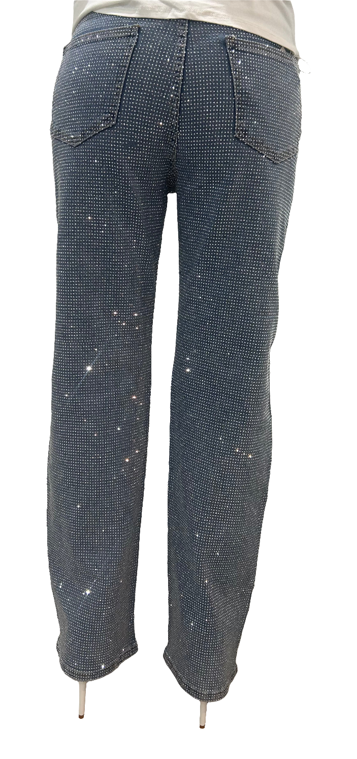 Jeans brillantinati davanti e dietro 👖