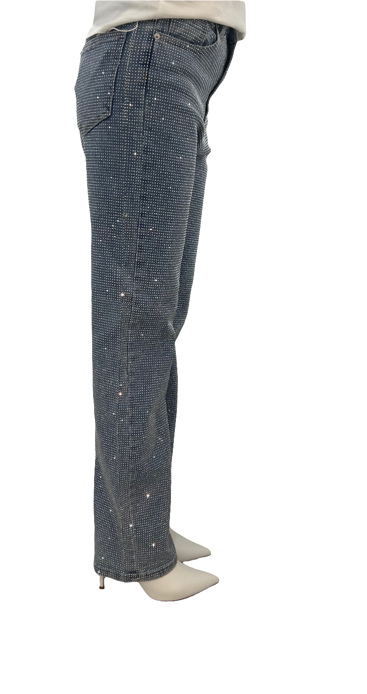 Jeans brillantinati davanti e dietro 👖