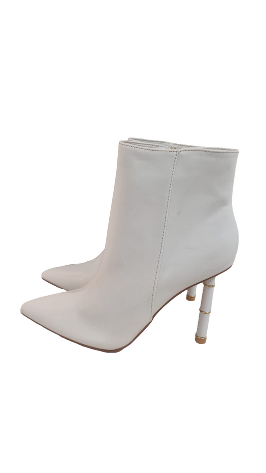 Tronchetto bianco in ecopelle 👢